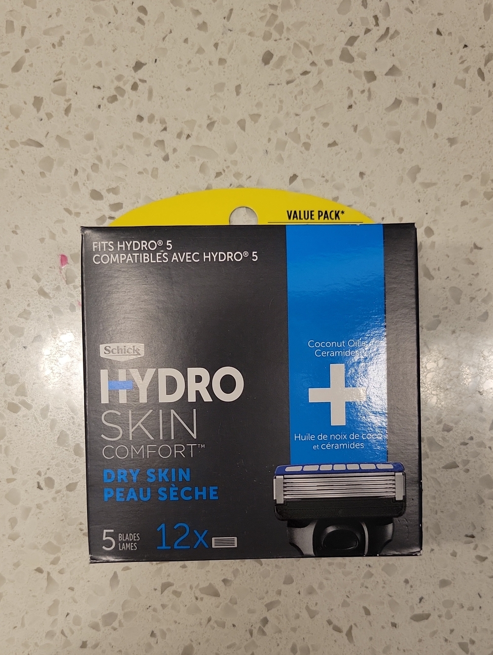 Schick Hydro Skin Comfort 5 Replacement Blades for Men